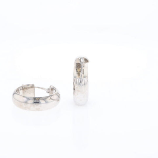 Hollow Round Tube Hoop Earrings