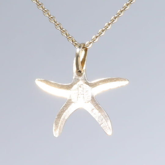 Opal Pendant Inlaid Realistic Star Fish Sea Life Design