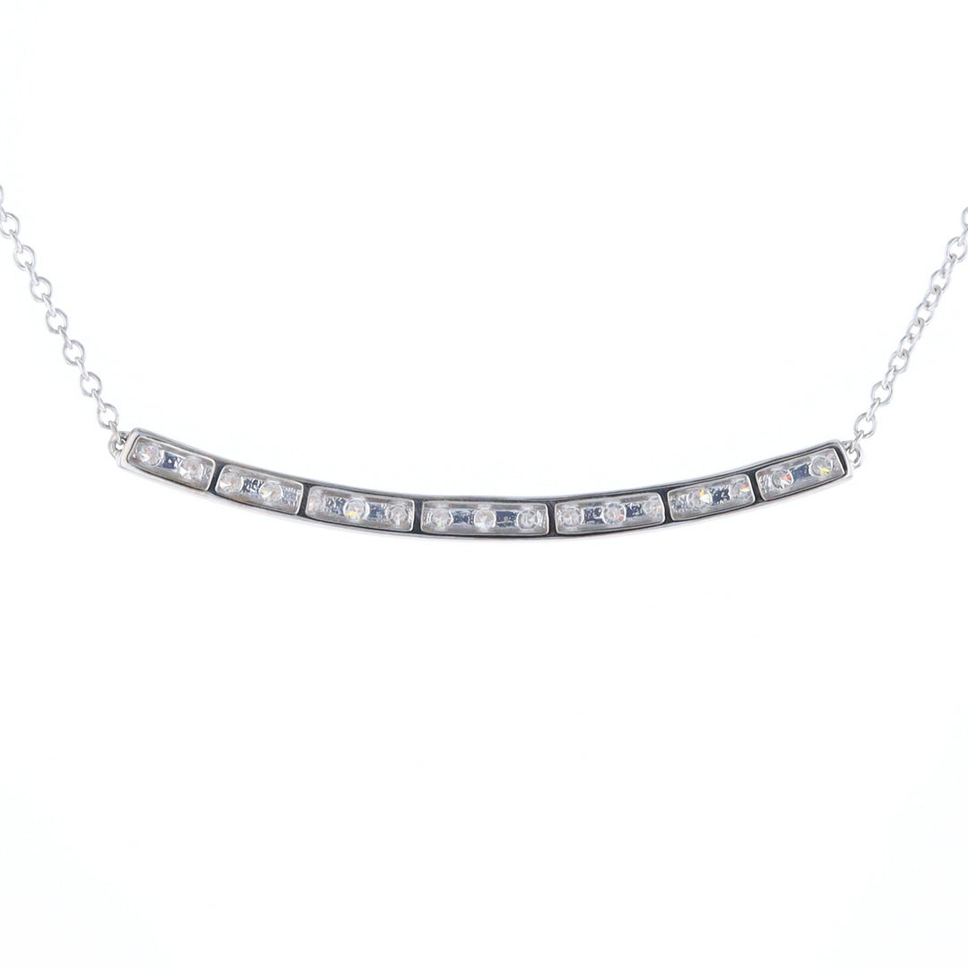 Diamond Bar Necklace