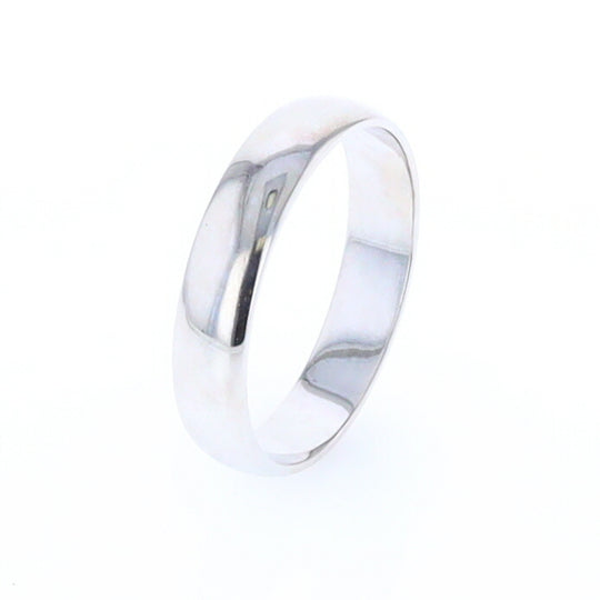 Standard Fit Wedding Band White Gold