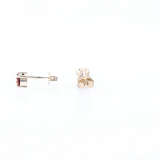 Garnet Stud Earrings