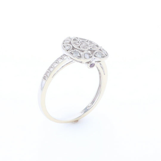 Open Heart Filigree Ring