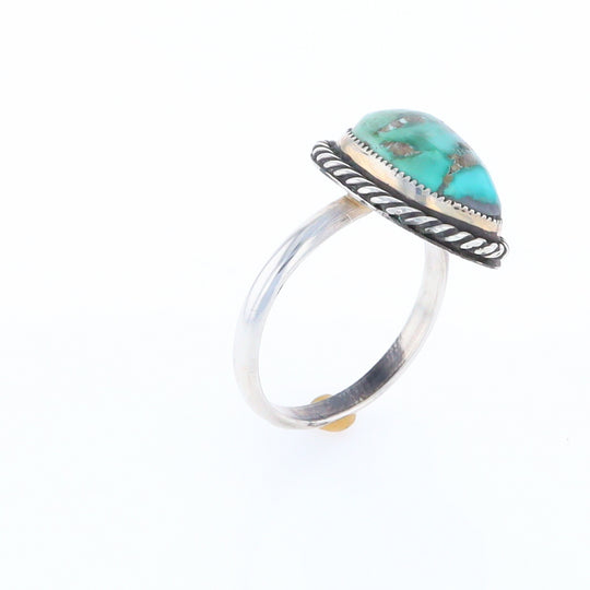 Bezel Set Turquoise Ring