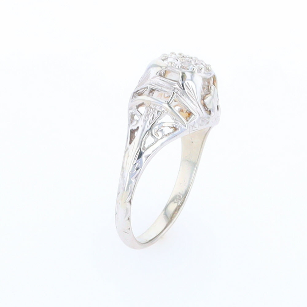 Vintage Cluster Diamond Ring