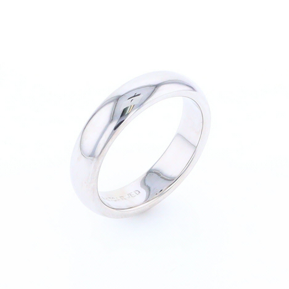 White Gold Wedding Band