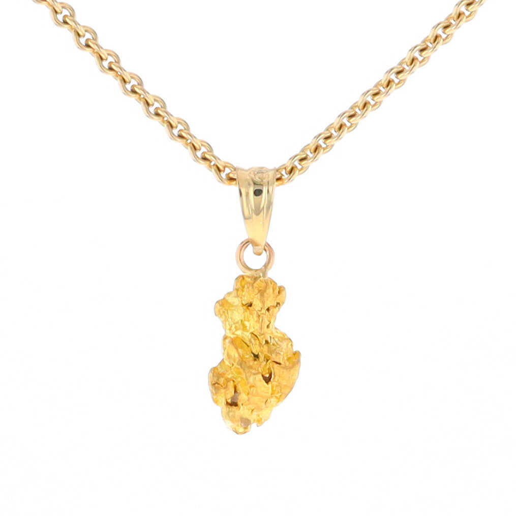 Natural Gold Nugget Pendant