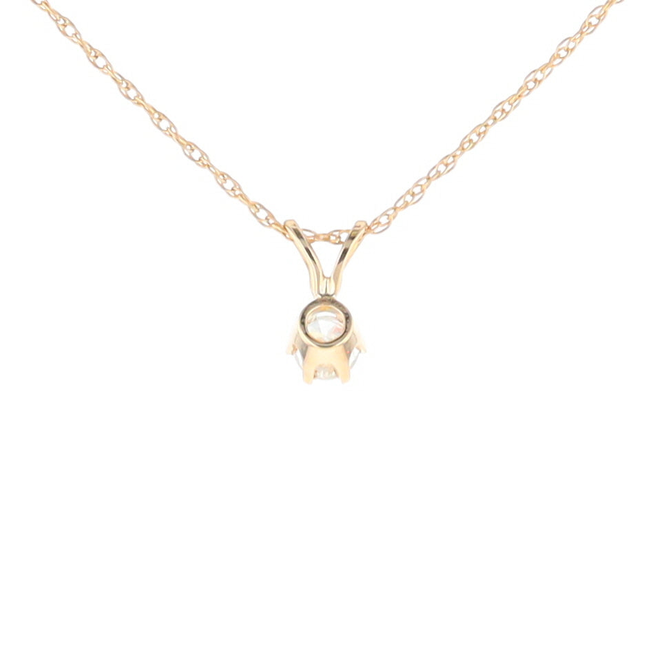 Solitaire Diamond Pendant