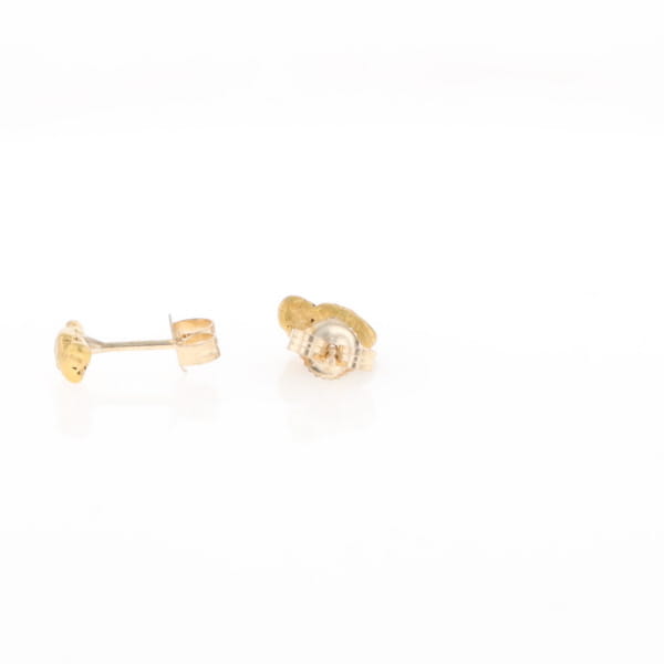 Natural Gold Nugget Stud Earrings