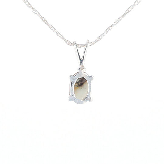 Gold Quartz Cabochon Necklace