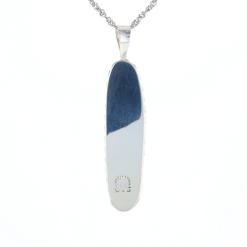 Multi Stone Inlaid Pendant