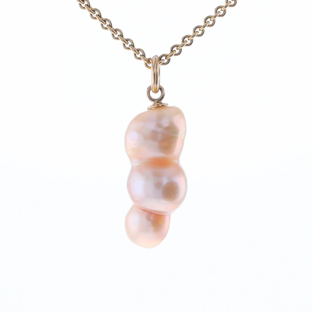 Baroque Triple Pearl Pendant