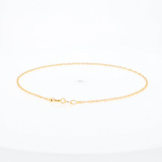 Gold Singapore Anklet