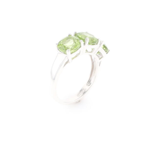 Triple Peridot Ring