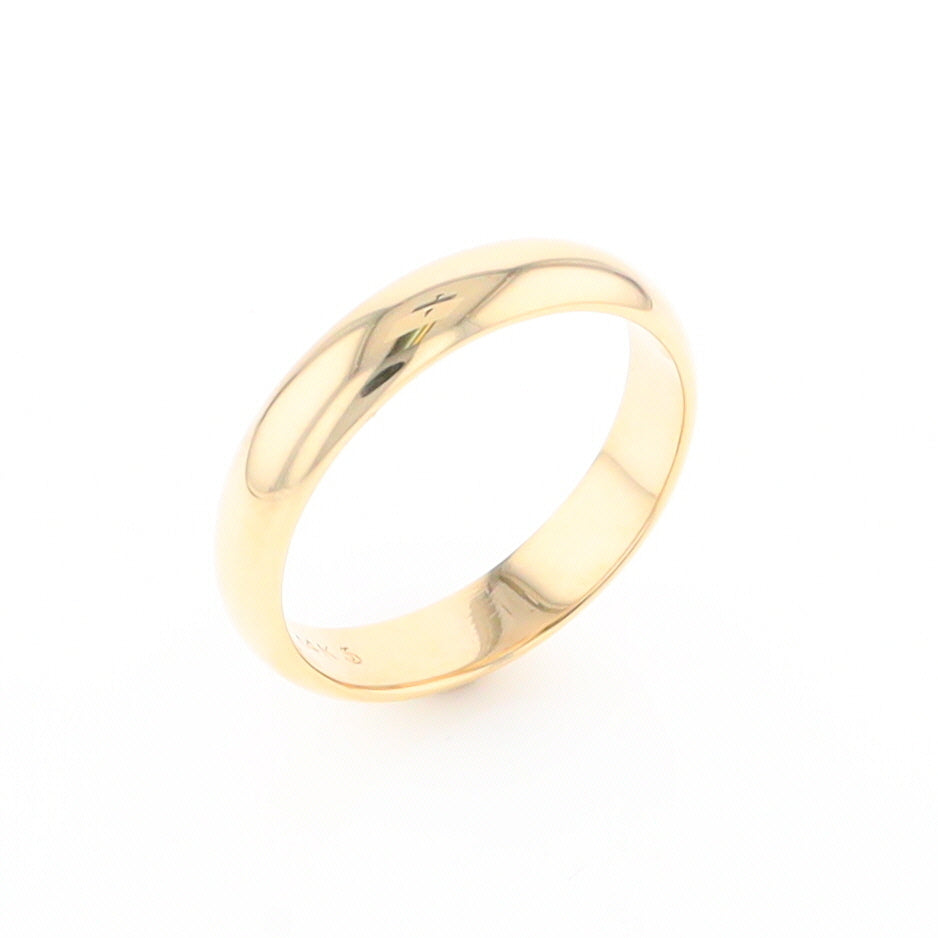 High Polished Comfort Fit Wedding Band