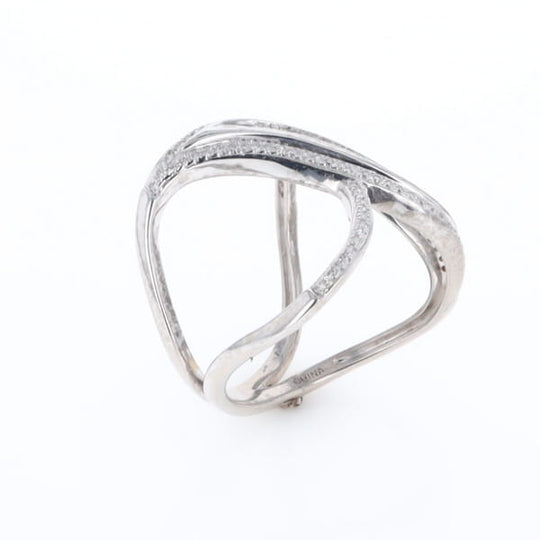 Dramatic Bypass Diamond Ring