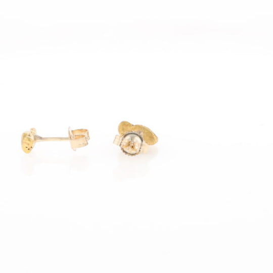 Natural Gold Nugget Stud Earrings