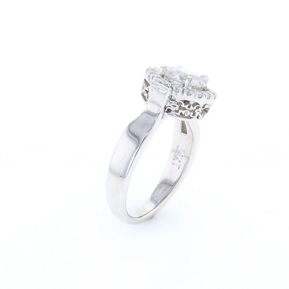 Salt and Pepper Diamond Engagement Ring