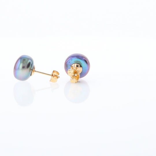 Tahitian Grey Pearl Studs