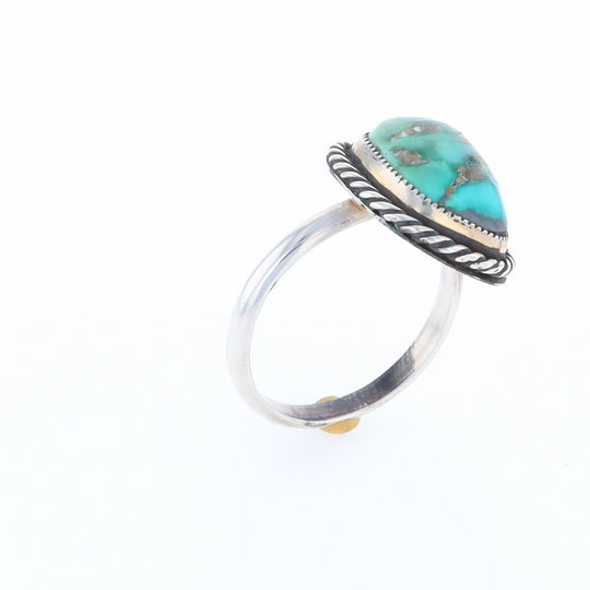 Bezel Set Turquoise Ring