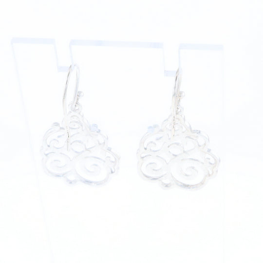 Drop Dangle Swirl Fishhook Earrings