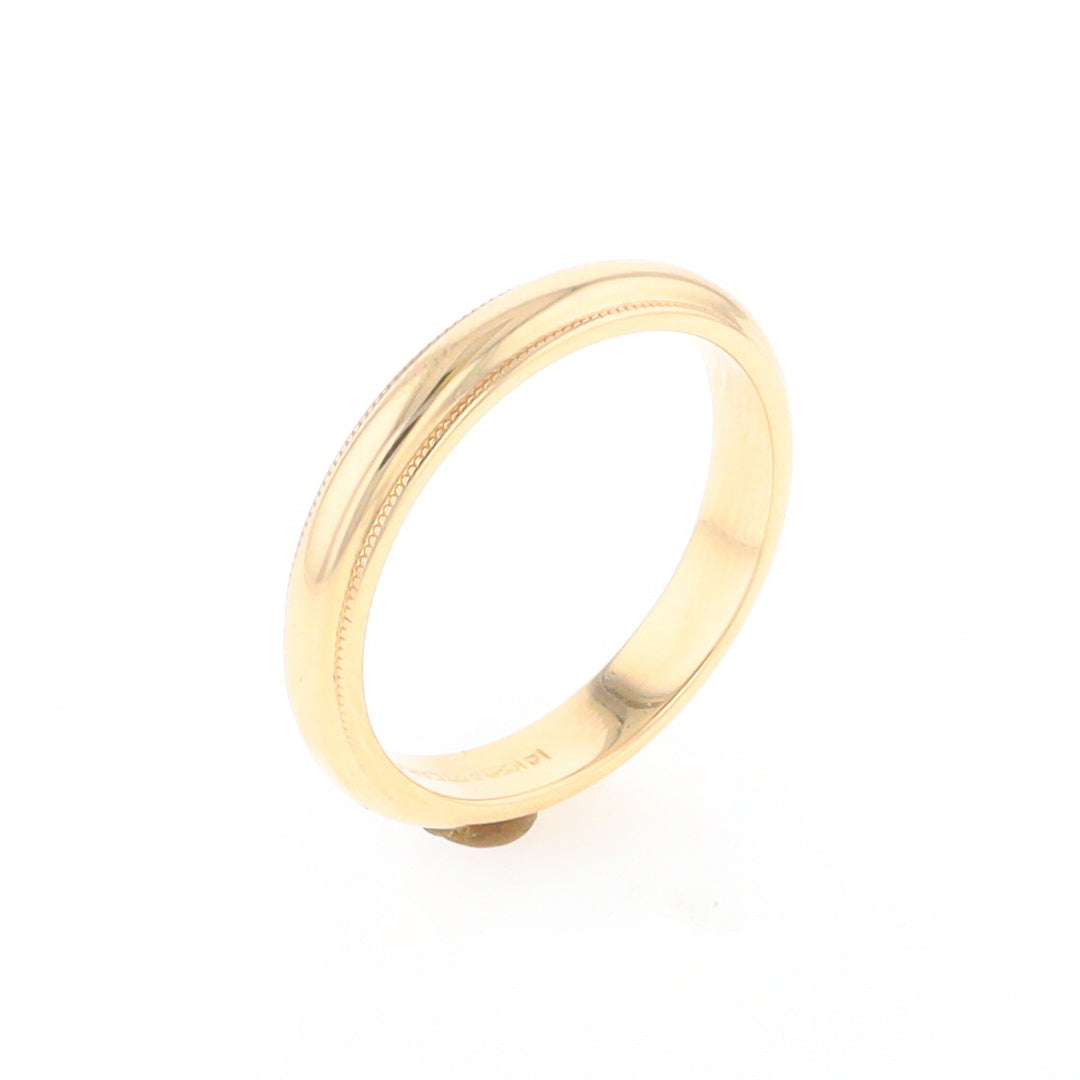 Milgrain Standard Fit Wedding Band