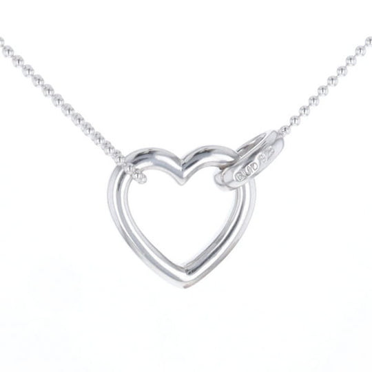 Diamond Clip Heart Necklace