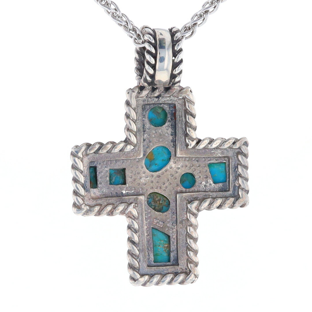 Turquoise Cross Pendant