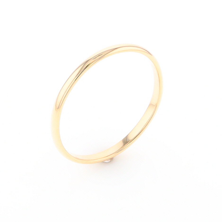 Thin Gold Wedding Band