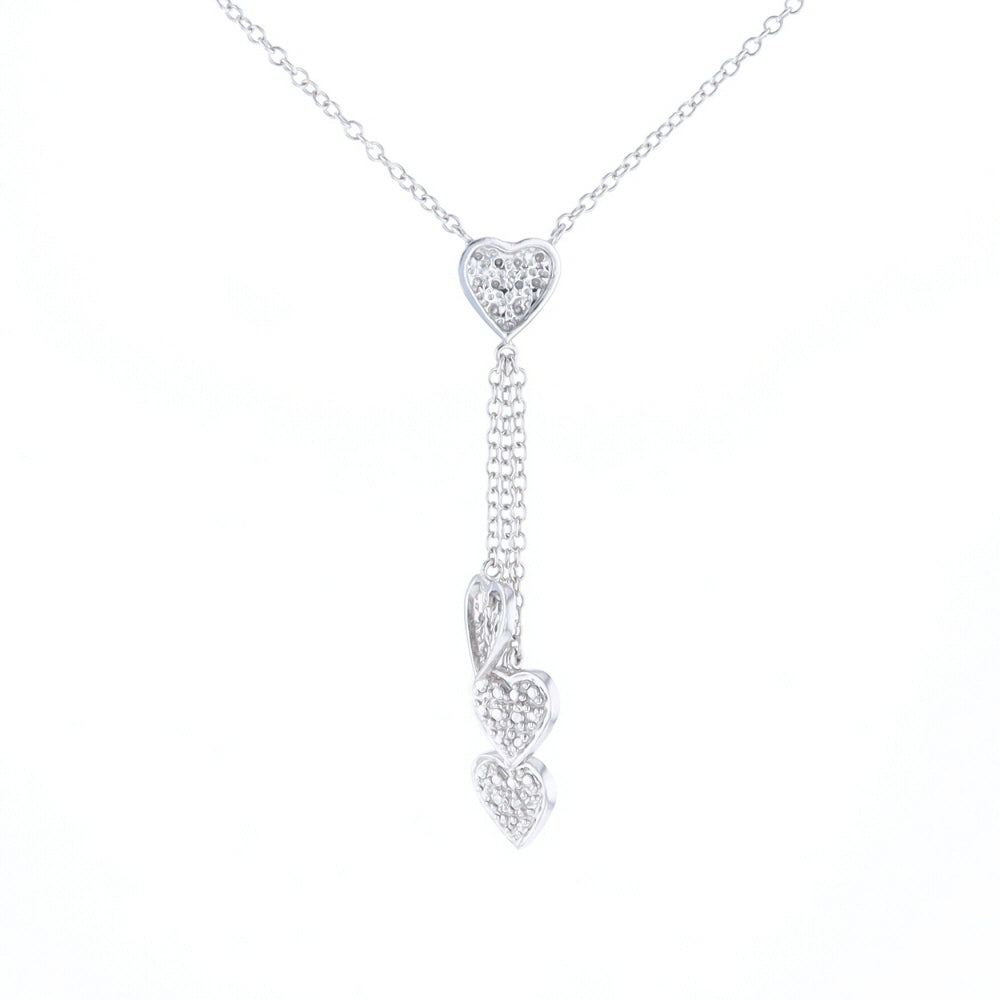 14K Triple Heart Necklace