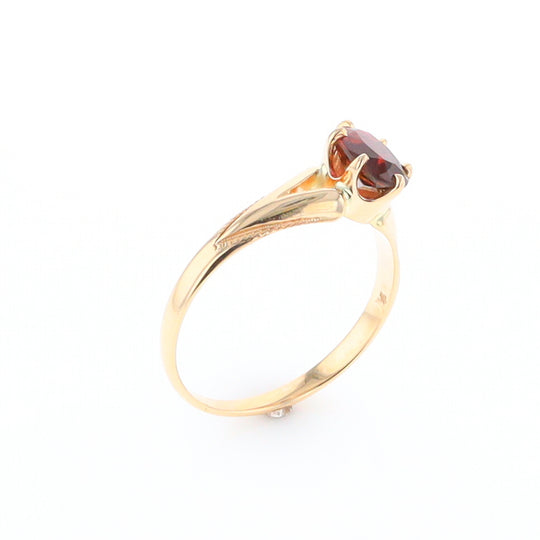 Oval Solitaire Tourmaline Ring