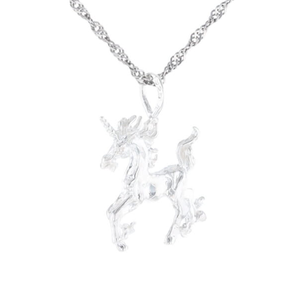 Silver Unicorn Pendant