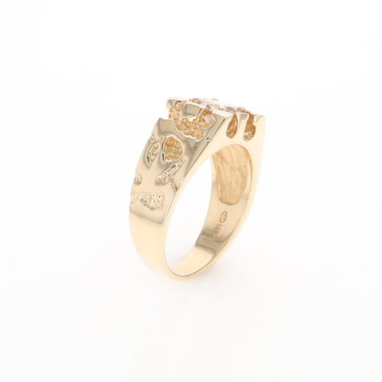 Men's Faux Nugget Style Diamond Ring
