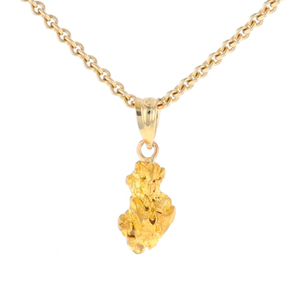 Natural Gold Nugget Pendant