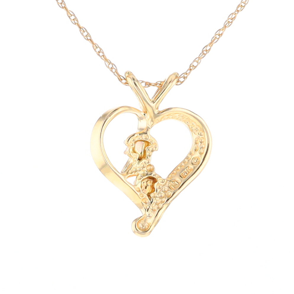 Black Hills Gold Open Heart Necklace