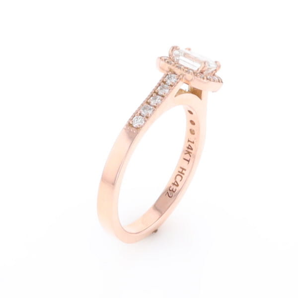 Princess Cut Diamond Halo Ring