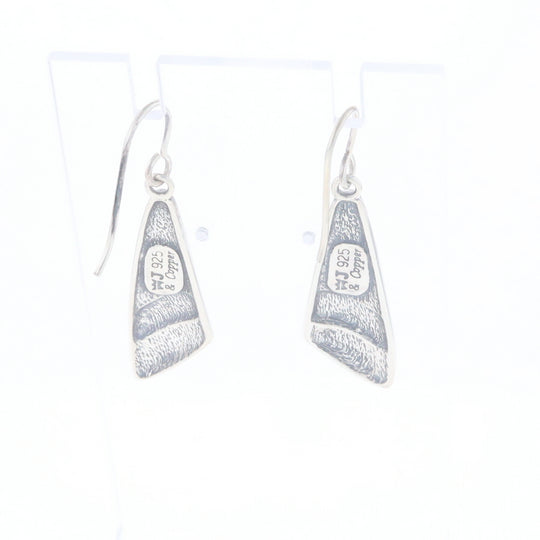 Native Triangle Turquoise Hook Earrings