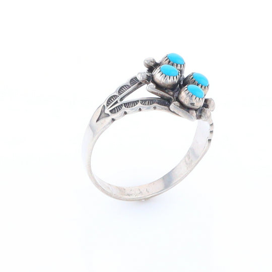 Native Four Stone Turquoise Ring