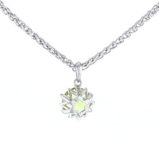 Solitaire Peridot Tulip Pendant