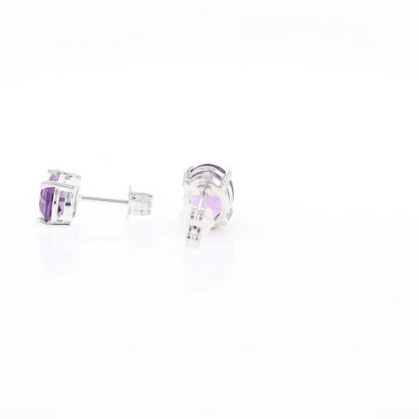 Amethyst Stud Earrings