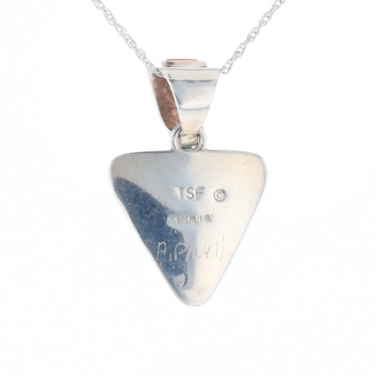 Triangle Native Inlaid Pendant