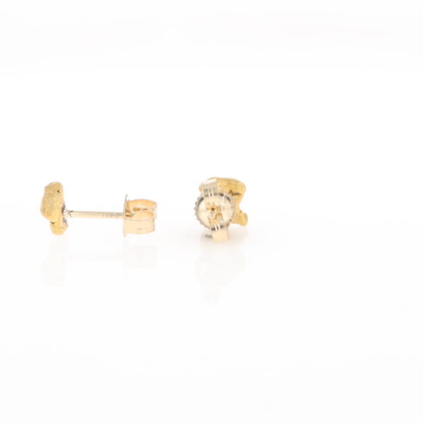 Natural Gold Nugget Earrings