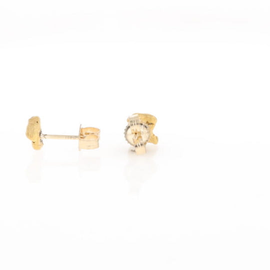 Natural Gold Nugget Earrings