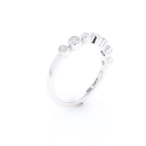 7-Stone Bezel Set Diamond ring