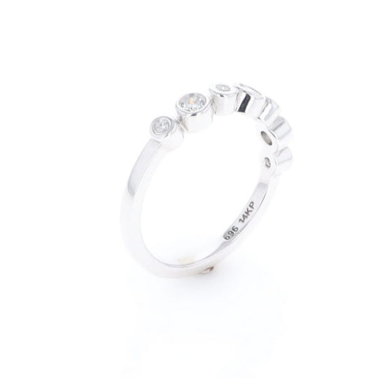 7-Stone Bezel Set Diamond ring