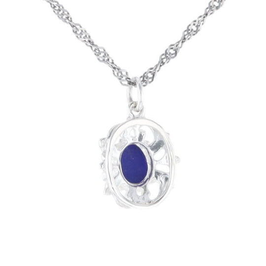 Silver Lapis Lazuli Pendant