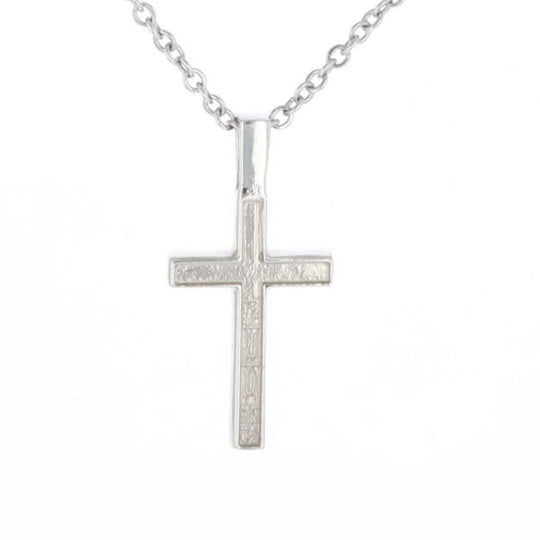 Sugilite 3 Section Inlaid Cross Pendant