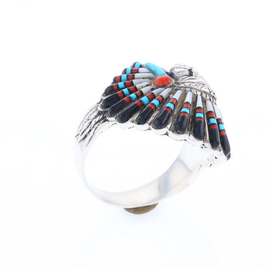 Native American Head Dress Ring