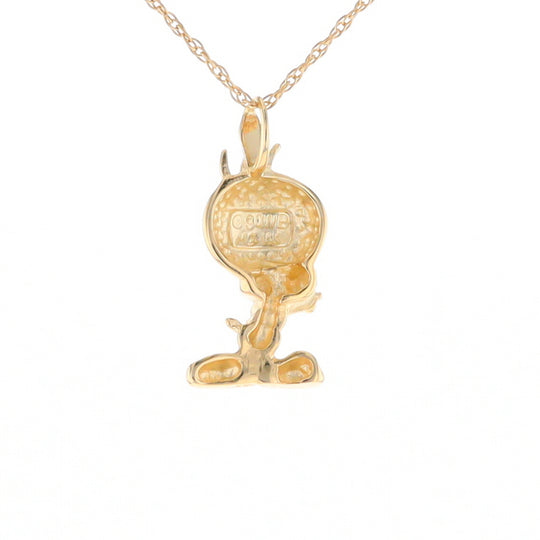 Gold Tweety Bird Pendant