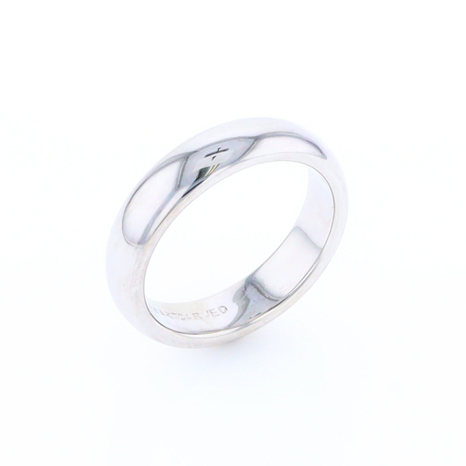 White Gold Wedding Band