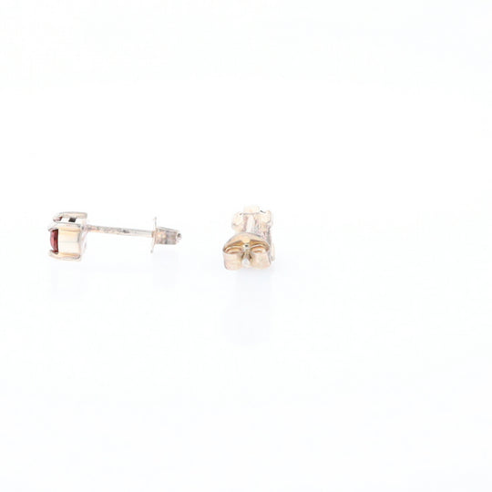 Garnet Stud Earrings